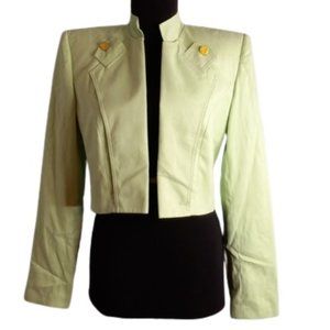 Alberto Makali Sport 4 Cache Green Cropped Bolero Jacket